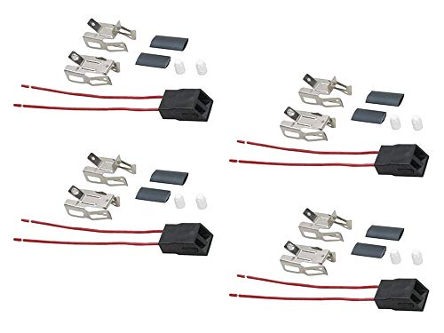 Repairwares Stove Heating Element/Surface Burner Receptacle Kit 330031 RR117 RR109 5301167733 5303935058 WB17X210 12001673 WB17X5088 (4 Pack)