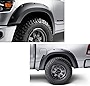 Bushwacker Forge Pocket/Rivet Style Front & Rear Fender Flares | 4-Piece Set, Black, Textured Finish | 58137-08 | Fits 2019-2022 Ram 2500, 3500 (Excludes Dually)