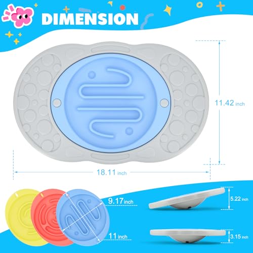Maze Balance Board for Kids Toddlers Wobble Board for Core Balance Training by LWuuywa - Image 6