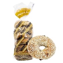 Just Bagels - Energy Multigrain Bagels - 2 Packs Of 6 Bagels Per Pack - 12 Total Non-GMO