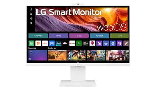 LG 32U850SA-W.AEU 31,5 Zoll 4K-UHD-IPS Smart Monitor mit webOS