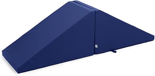 Miniatura 8 de Foamnasium Mega Wedge - Juego de espuma para interiores, 2 piezas para niños pequeños y activos escaladores de espuma para gatear, escalar, Carmesí