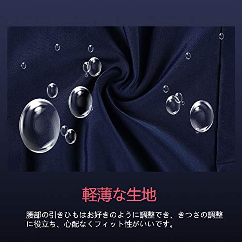 水泳パンツ メンズ ボクサー型水着 ポケット スイムキャップ