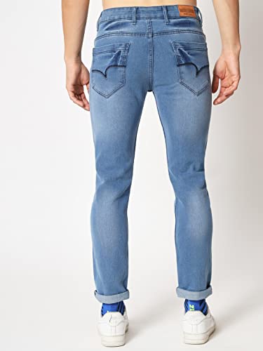 Image of RAGZO Jeans Pant for Men Slim Fit Stretchable Casual Look Breathable Fabric