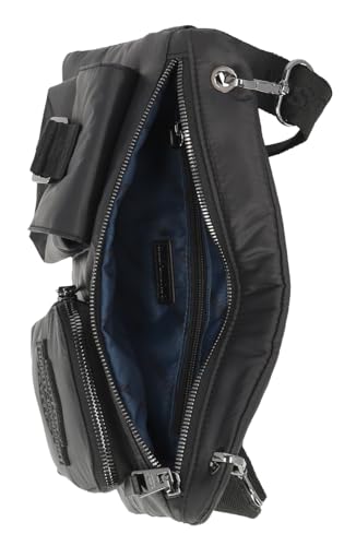 Harley-Davidson Women's Multi-Purpose Nylon Crossbody Utility Bag, Black4