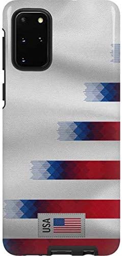 Skinit Pro Phone Case Compatible with Galaxy S20 Plus - USA Soccer Flag Design