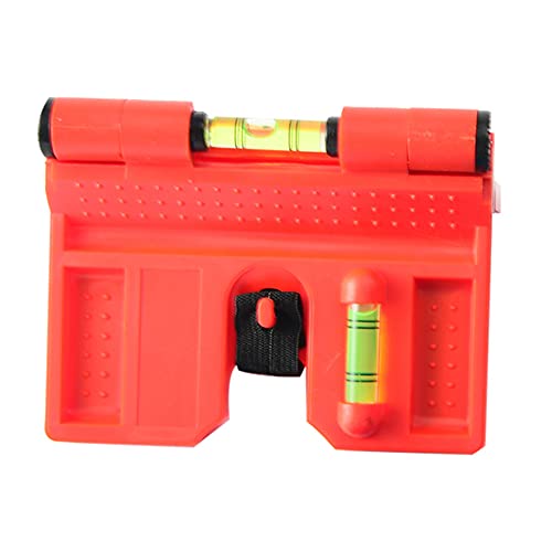 2Pcs Spirit Level, Magnetic Post Level Tool Folds For Storage, Cross Check Bubble Level #TOP1