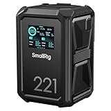 SMALLRIG V Mount Battery, 221Wh/15000mAh V-Mount Battery with 8-Port, 140W 2.5H USB-C Fast Charge, IP54 Water/Dust Proof, 2.0