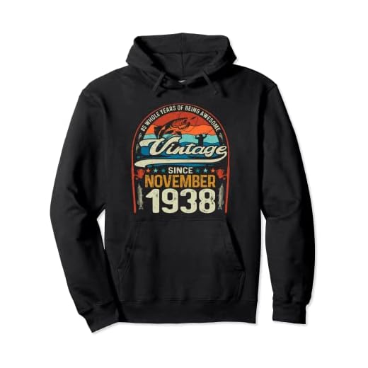 85 años de edad, amantes de la pesca con mosca, noviembre de 1938 - cumpleaños 85 Sudadera con Capucha