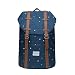Produktbild KAUKKO Schöner und durchdachter Rucksack mit Laptopfach für 15 Zoll Schule Uni 22L, Blauep6-5 Polyester, Taille unique, Schulranzen