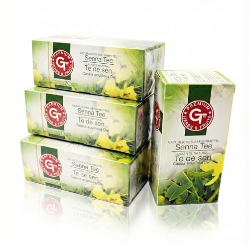 Imagen de Té de Senna laxante natural Té Metabólico y de Desintoxicación para el aliviolas estreñimiento