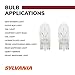 SYLVANIA - 194 Long Life Miniature - Bulb, Ideal for Interior Lighting - Trunk, Cargo and License Plate (Contains 2 Bulbs)