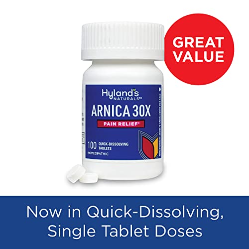 image for Hyland's Arnica Montana 30x Tablets, Natural Relief of Bruises, Swelli
