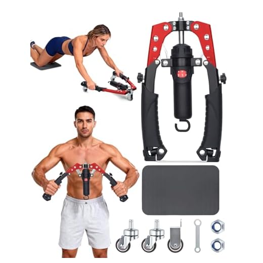 Abahub Twister Arm Exerciser, Hydraulic Power Chest Expander Max 440 LBS