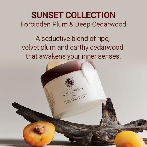 TIELA Perfume Nourishing Body Cream Sunset&Pure Double Pack 6.8 fl oz (200 ml) | 24hr Lasting | Hyaluronic Acid, Lightweight | Fast-Absorbing (Pack of 2) - Image 3