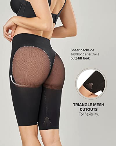 Leonisa Womens Well-Rounded Invisible Butt Lifter Shaper Short Shapewear Bodysuit, Beige, Small Us #TOP3