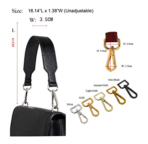 Reason Charm Short Unadjustable Replacement Strap Handbags Strap Shoulder Strap Pu Leather Strap For Handbags Purse Bag Strap (Pink) #TOP3