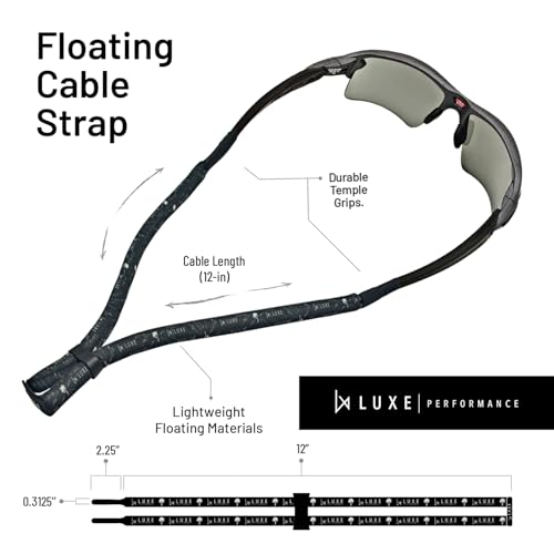 Image of Floating Adjustable Eyewear Retainer - Lightweight, Durable Sunglasses Strap, Float Lanyard, Glasses Strap