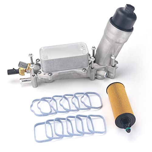 926-876 Aluminum Engine Oil Cooler Filter Housing Adapter Compatible with ...