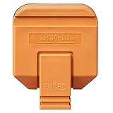 HW Electronics Masterplug HDPT13O 13A Orange Rubber Composite Plug (Garden, Outdoor, Heavy Duty) Orange - Image 2