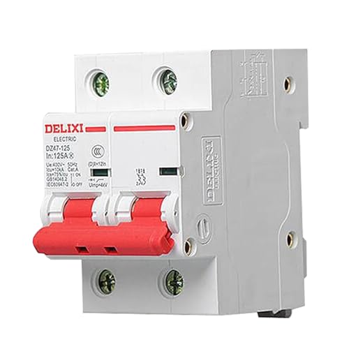 Interrupteur haute puissance 125A type D protégeant les circuits domestiques lourds