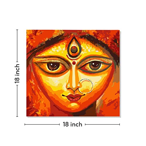 Image of RANGOLI 100% Cotton Stretched Canvas Painting 400 GSM, Framed Sunflower Canvas Abstract Wall Art for Living Room, 3D Paintings for Wall Decor (24 x 36 Inch With Frame)