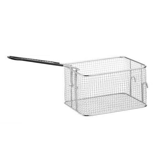 HENDI Panier à frites, Frites à Frire, pour Frites, avec Poignée, à utiliser avec les HENDI Friteuses 205822 et 205839 de 8 Litres, Acier Inoxydable