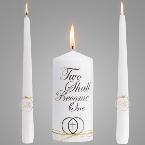 結婚式ユニティキャンドルセット セレモニー用 Unity 装飾 ウェディングキャンドル センターピースセット カトリック ホワイト