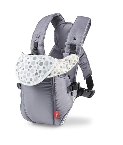 Nuby Portabebés de dos maneras de llevar – Portabebés adecuado desde el nacimiento | Correa ajustable | Ligero y compacto | Diseño de fácil ajuste