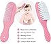 Baby-Sicherheits- und Pflegeset mit Haarbürste, Kamm, Nagelknipser, Baby-Basics-Set für Neugeborene Mädchen und Jungen (Rosa)