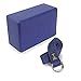 Yoga Block and Yoga Strap Set: One Block and 8' Strap