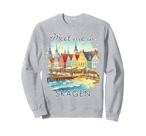 Skagen Traveling Skagen Denmark Trip Meet Me In Skagen Sweatshirt