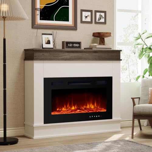 ERGOSOFT 22 Electric Fireplace Stove with Safety