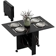 HOMCOM Mesa Plegable de Comedor