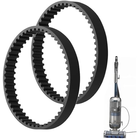 lyehip 2 Packs Vacuum Belt Replacement Compatible with Shark AZ2002 AZ2000 AZ2000W AZ2000WWK LA502 LA500 LA455 HZ2002 HZ2000 UV850, Soft Front Brush Belt 153-3GT-7 for Vacuum Repair and Upgrade Cover