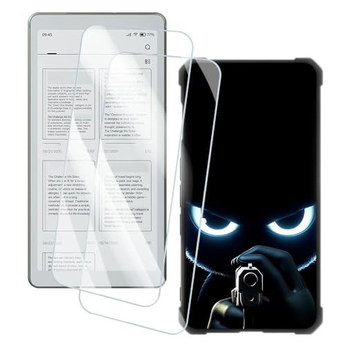 OAGELIM 2�Z�b�g �X�N���[���v���e�N�^�[ + �P�[�X Viwoods AiPaper Reader C 6.13 2025 (6.13 �C���`) �Ƃ̌݊������� �A�[�e�B�X�e�B�b�N�J�X�^���v�����g�J�o�[�Ƌ����K���X�t�B���� �X�N���b�`�h�~ (�Ə�