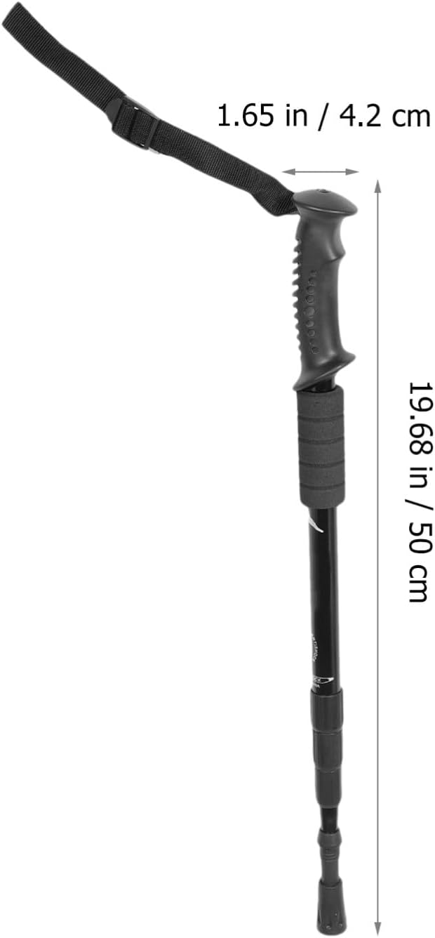 ABOOFAN Aluminum Alloy Trekking Pole Walking Stick Adjustable Cane Crutch Hiking Sticks for Mountains Trekking Hiking Equipment