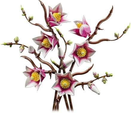 LEGO Botanicals Manolya Dalları 11510 - Yetişkinler için Cupcake Parçaları ve Kahverengi Kurbağalar Dahil Çeşitli Detaylar İçeren Çiçek Buketi Model Yapım Seti, Hediye Fikri (435 Parça) - Görsel 2