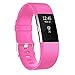 RedTaro Replacement Bands Compatible with Fitbit Charge 2, Classic & Special Edition Adjustable Sport Wristbands for Fitbit Charge 2 Women Men Large Small Hot Pink