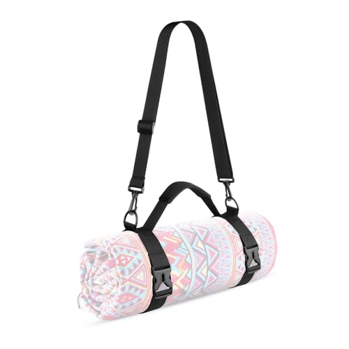 Oaygat Yoga Mat Straps for Carrying Portable Yoga Mat Strap Mats Sling Picnic Blanket Strap Adjustable Loops for Multipurpose Lightweight (Mats Not Included)