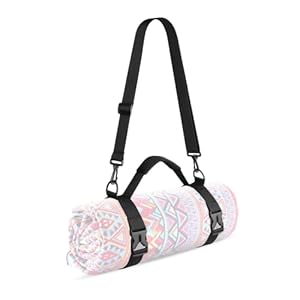 Yoga Mat Straps for Carrying Portable Yoga Mat Strap Mats Sling Picnic Blanket Strap Adjustable Loops for Multipurpose Lightweight (Mats Not Included)