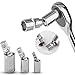 ARTIBETTER Universal Joint Socket Adapter Set 3 Pcs 1/4 3/8 1/2 Inch Swivel Extension Drive Joints for Industrial Equipment Maintenance and Automotive Repair