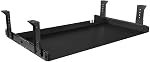 FRMSAET Under Desk Keyboard Tray Heavy-Duty All-Metal Material 20/24/30 inches Platform Computer Drawer Organizer Home Office Kitchen Bedroom Garage Storage Tool - Easy to Install.(30 inches, Black)