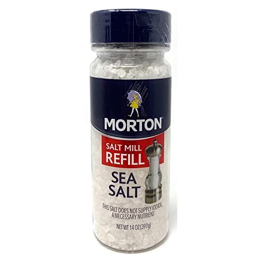 Morton Extra Coarse Sea Salt Grinder Refill,