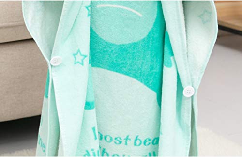 Tonwhar Kids Bath/Pool/Beach Hooded Poncho Towel-Cartoon Animal Pattern Cotton Beach Towel For Baby And Kids #TOP5