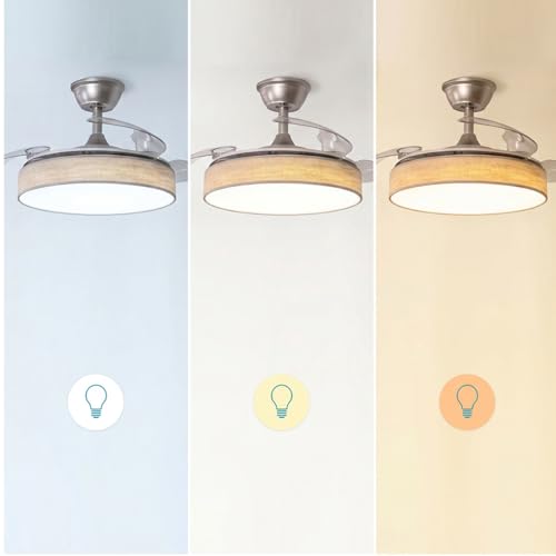 Ventilateur de Plafond avec Lumière Cecotec EnergySilence Aero 4222 107cm 6 Vitesses Pales Rétractables Télécommande - vue 5