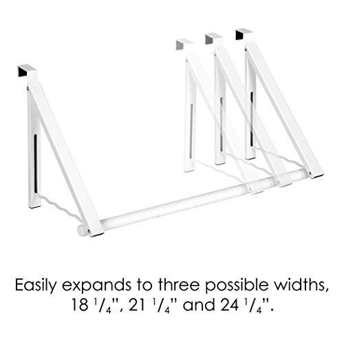 Holdn’ Storage Over The Door Drying Rack Foldable - Over The Door Rack For Hanging Towels, Coats & Clothes - Over The Door Hanger Hooks For Bedroom, Washroom And Office. #TOP2