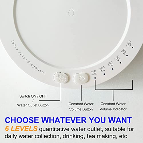 Miniatura 5 de South Area - Dispensador De Agua Inteligente Usb Compatible Con Garrafas De 20l Bomba Silenciosa Fácil Instalación, Blanco, 22 Cm
