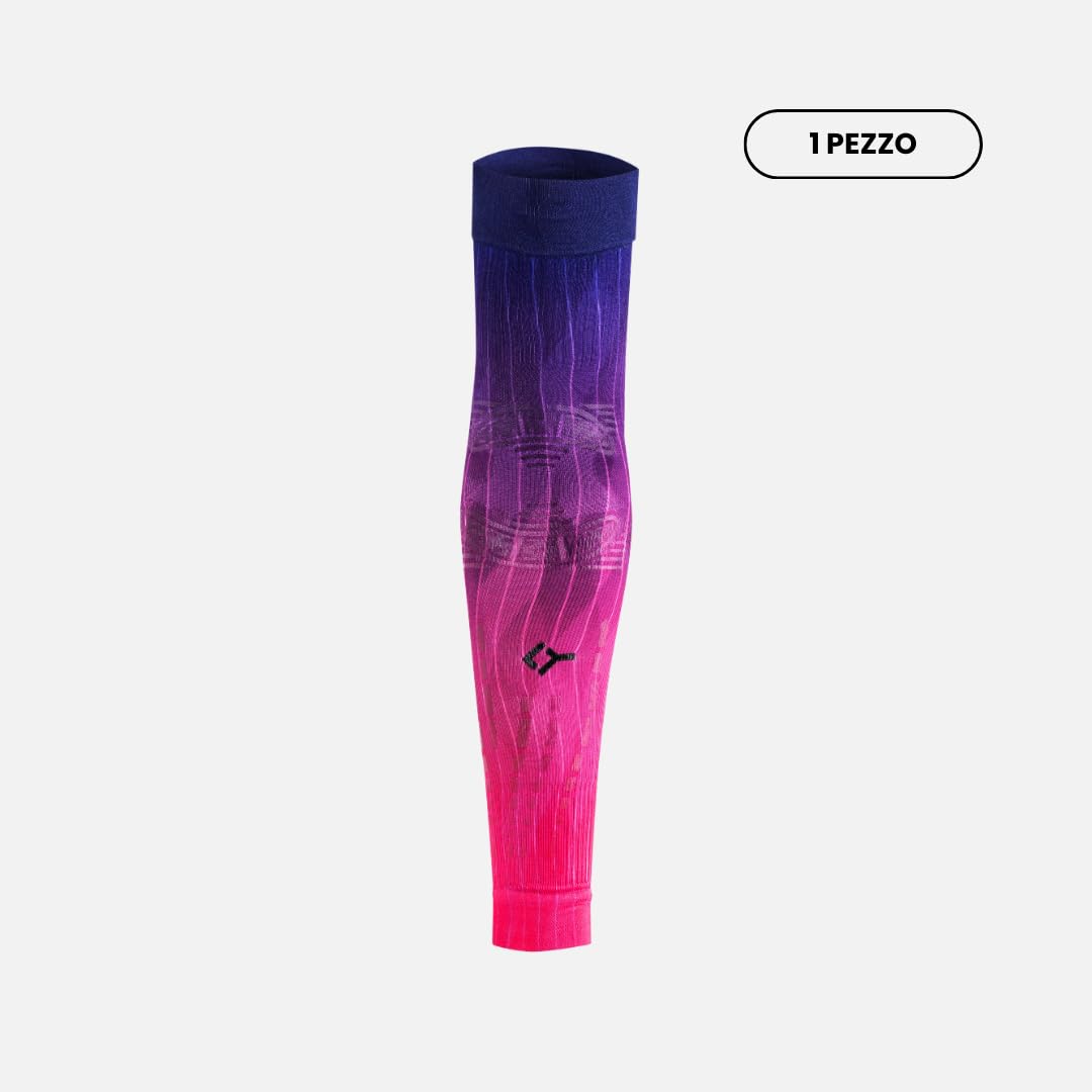 FLOKY 1 manguito No Strain Evolution Multisport Tenis, Padel, Baloncesto Reduce las vibraciones, apoya el codo y el antebrazo, manguito de compresión, estabiliza tendones y músculos. Nebula M-L