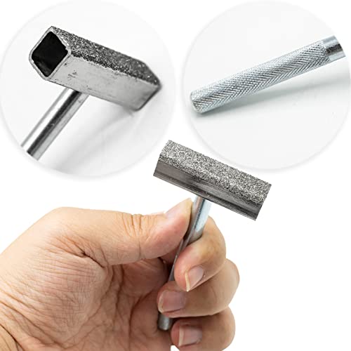 SZXMDKH 3 Stücke Schleifscheibe Dresser Diamant Schleifscheiben Kommode Stein Kommode Tischschleifmaschine zum Schleifen von Entgratungsscheiben, Silber